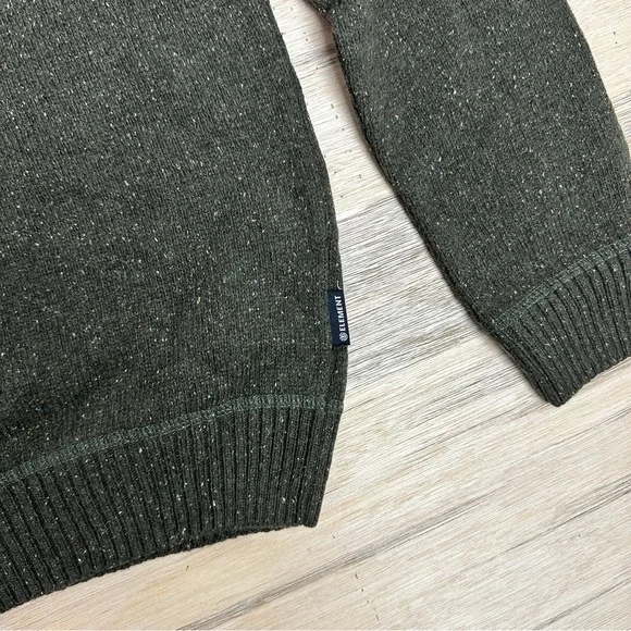 Element Men's Forest Green Crewneck Kayden Sweater - Picture 3 of 8